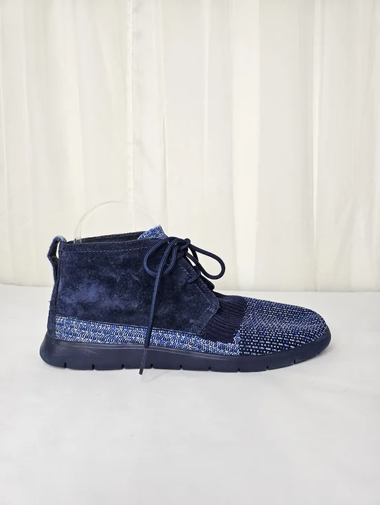 UGG Men’s Freamon Hyperweave 2.0 Chukka Sneaker Boots Navy Blue Size 8 NEW