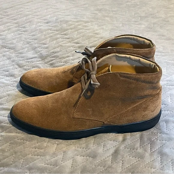 Tod’s shoes mens 7 pre-owned condition tan‎