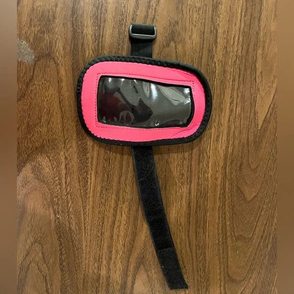 Pink exercise armband