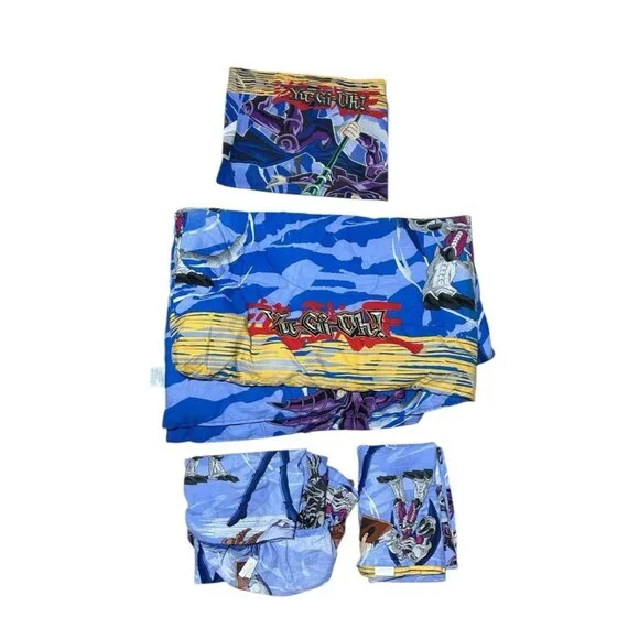 Yu-Gi-Oh! 1996 Kazuki Takahashi Comforter Sheet Pillow Set 86