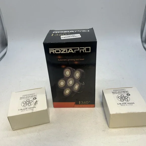 Roziapro 360 Electric Shaver With 2 New Head Blades Replacement