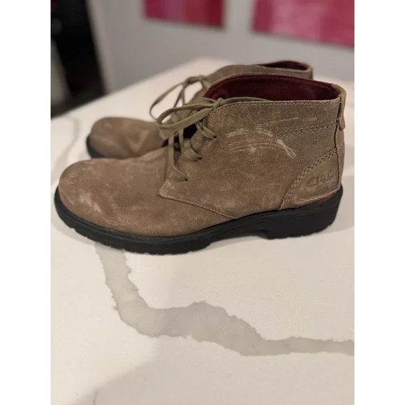 Clarks Men's Waterproof Chukka‎ Boot Suede Leather Size 10