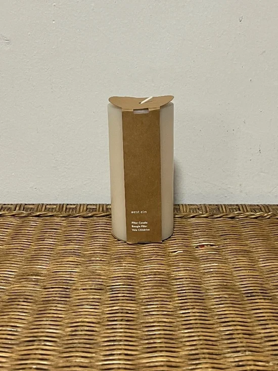 West Elm. Pillar Candle.