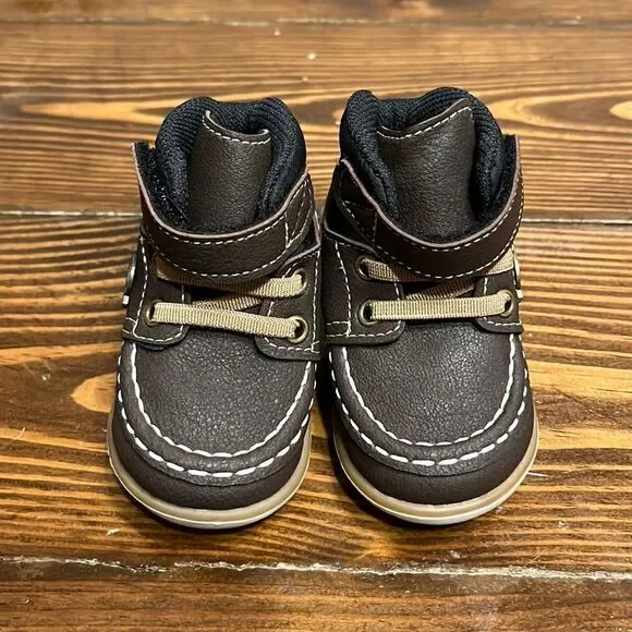 NWOT KLIN Brown Anatomical Baby Shoes USA size 2 1/2