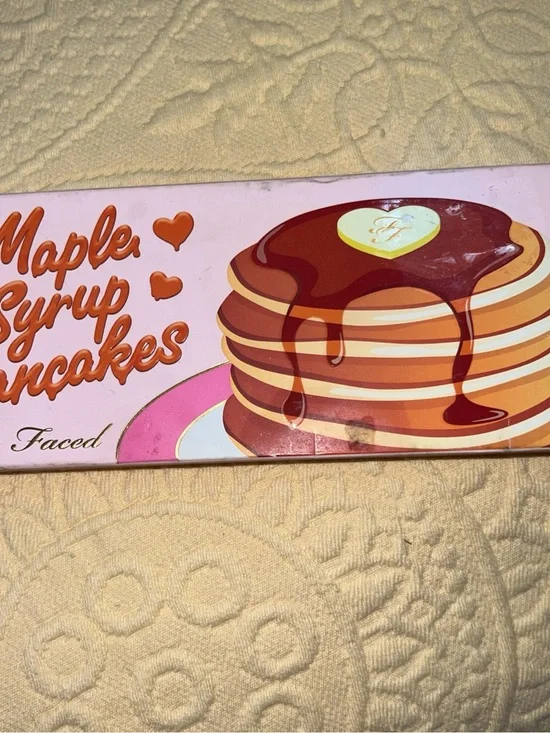 Too Faced Pink and Brown Maple Syrup Pancakes Eyeshadow Palette Art