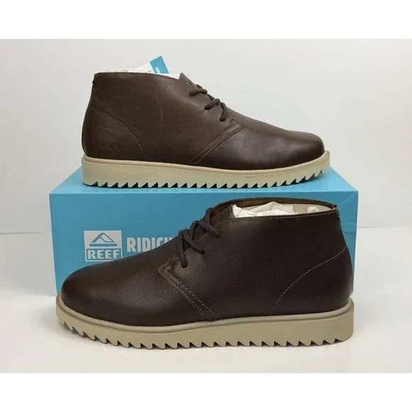 Reef Leucadian Boots Mens Size 10 Dark Brown Le CJ6711‎