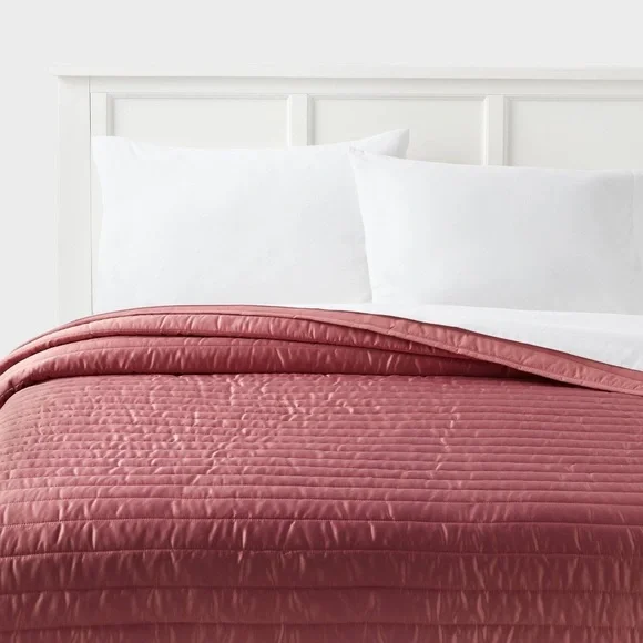Room Essentials Pink Quilted Bedding