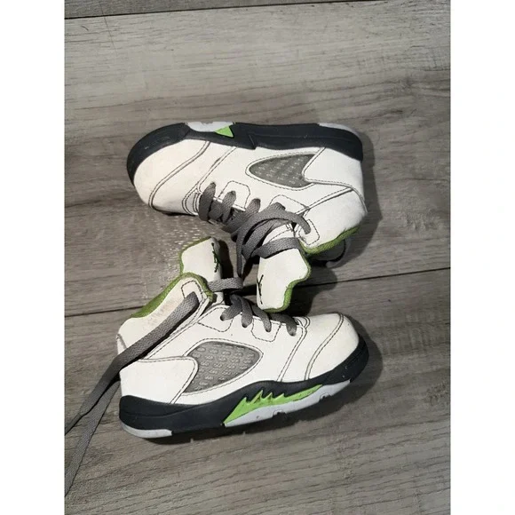 Jordan 5 Green Bean Toddler Size 6c DQ3736-003‎ Air Jordan Retro Baby Infant