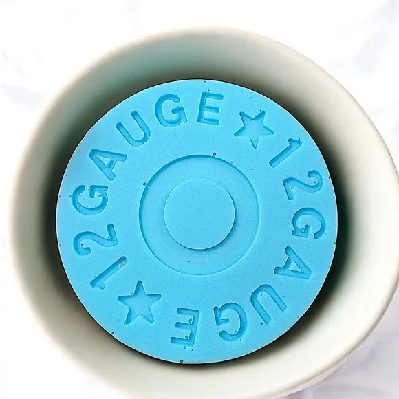 Lavender soap gauge bullet handmade 3x3 inch & 5oz donkey milk& coconut oil