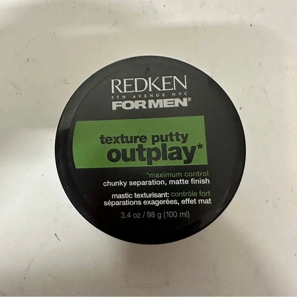 Redken For Men Texture Putty Outplay Maximum Control 3.4 OZ HTF