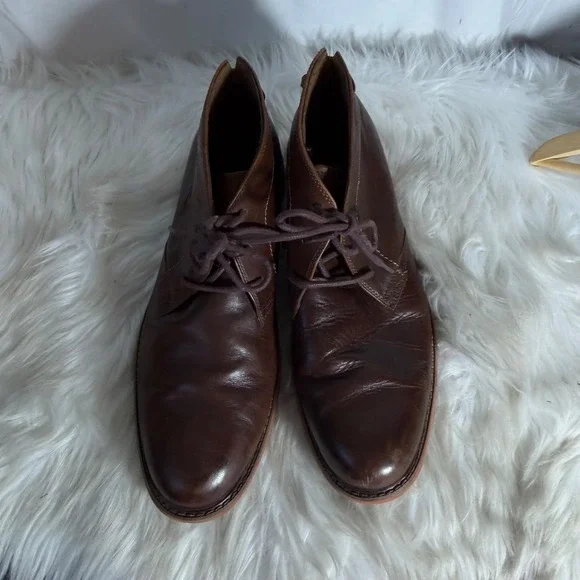 Florsheim Spencer Mens Brown Leather Chukka Boots 301290 Size 11