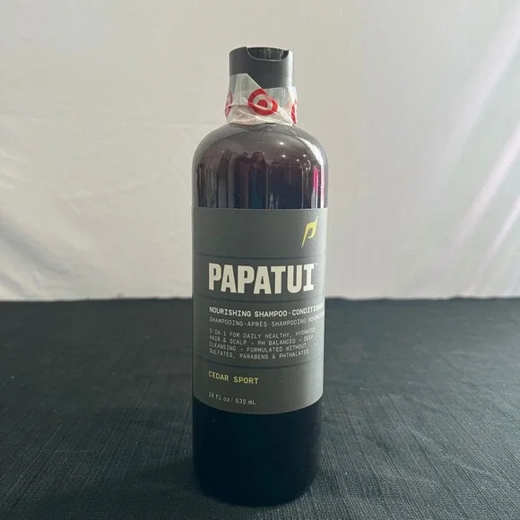 PAPATUI Cedar Sport Nourishing 2in1 Shampoo and Conditioner 18oz Dwayne Johnson
