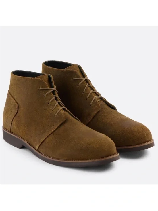 Nisolo Everyday Chukka Waterproof Waxed Brown Leather Boots Size 9