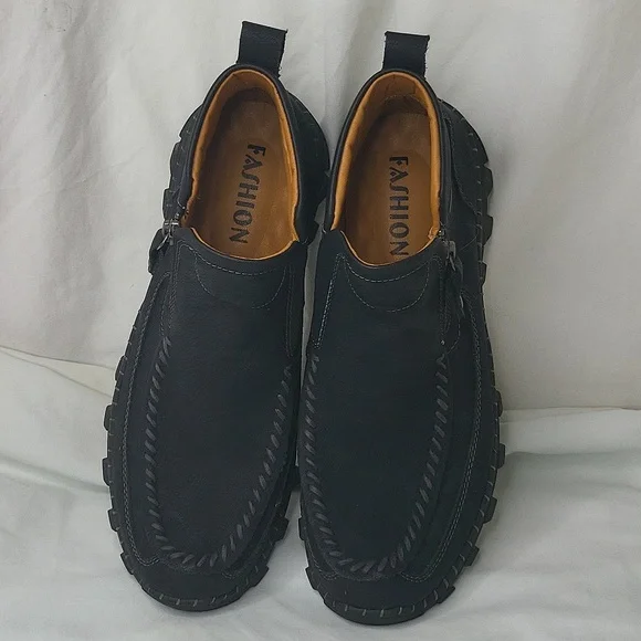 MEN'S chukka boots casual loafers non slip ankle booties