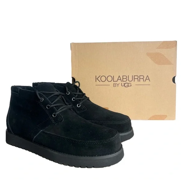 Koolaburra by UGG Asaiah Men's Black Lace Up Chukka Boot Size 9 #B1542
