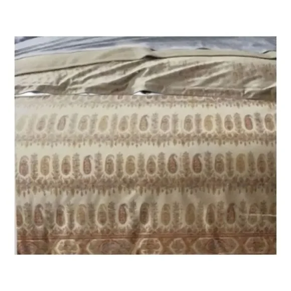 Ralph Lauren Duvet Cover Camile Paisley Chambray King 103 x 90