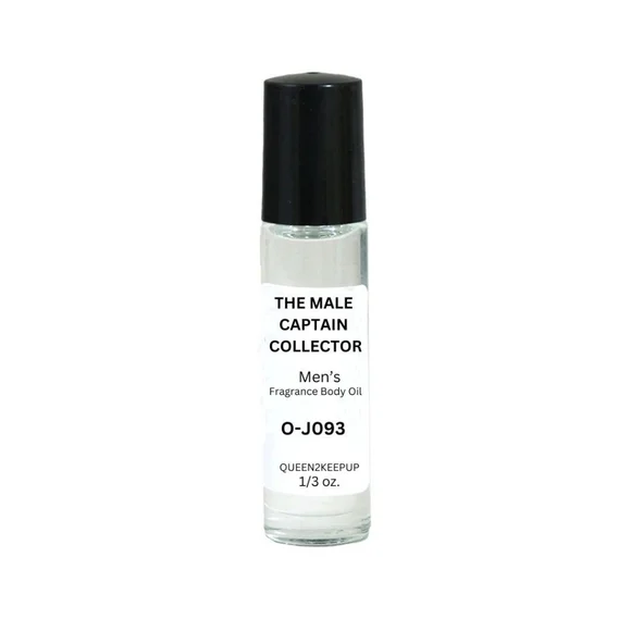 The Male Captain Collector (Men) Body Oil 10 ml Fragrance Pure Uncut 1/3 Roll-On