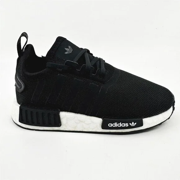 Adidas NMD R1 EL I Core Black White Toddler Athletic Sneaker H02345