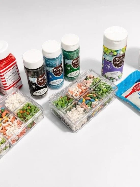 Assorted Sprinkle Lot – Colored Sugars, Decorating Toppings & More