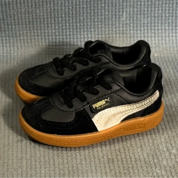Puma Palermo Black Sneakers‎ Toddler Size 5C
