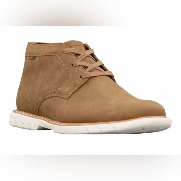Ben Sherman Whitby Round Toe Chukka Mens Brown Casual Boots