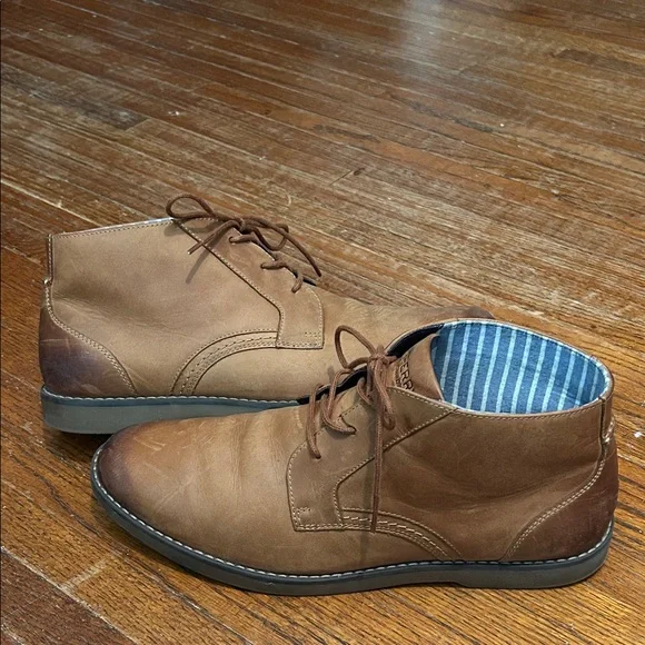 Sperry Brown Leather Ankle Boots