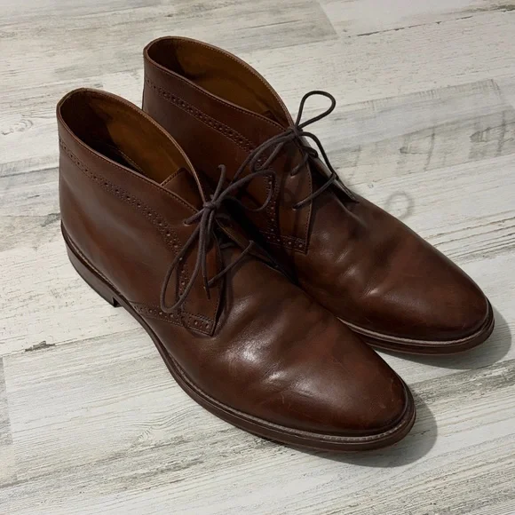 Johnston & Murphy Brown Chukka Boots Size 11.5