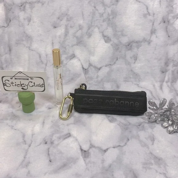Paco Rabanne 1 Million EDT Gift Set-Black Travel Case,Travel Spray,10ml-2pc-NEW