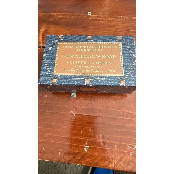 Saponificio Fiorentino Gentleman's Soap Vetiver Argan 300g Made in Italy