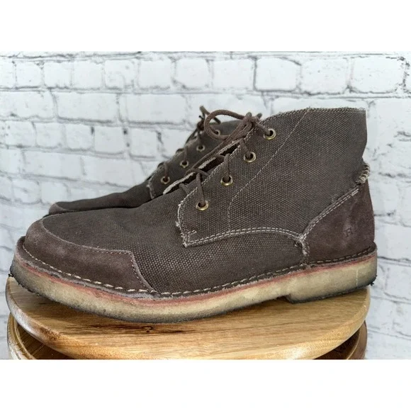 Roper Everett Casual‎ Lace-Up Chukka Men's 10.5 Brown Gum Outsoles