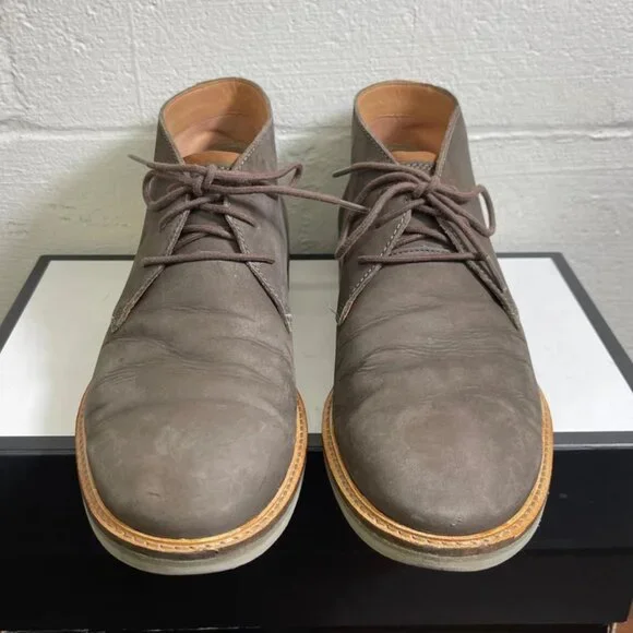 Clarks Artisan Atticus Limit Chukka Boots 16501 Brown Nubuck Lace up Men's 10 US