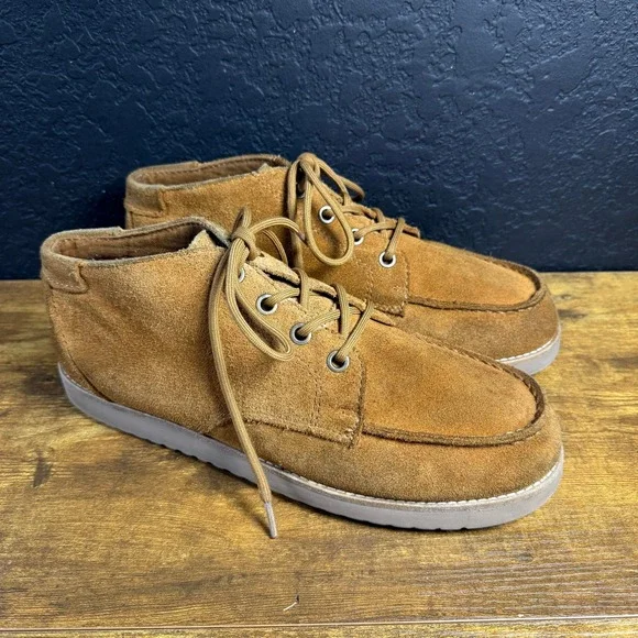Koolaburra by UGG Men's Suede Chukka Boots Chestnut Brown Size 11