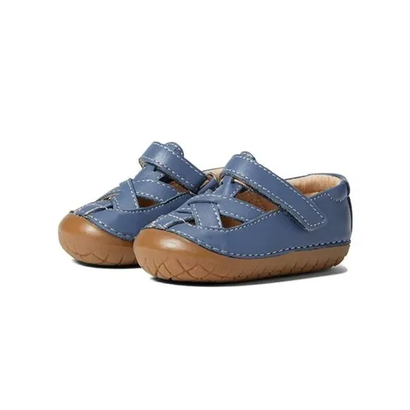 Old Soles Pave Thread Supportive Leather Toddler Fisherman Shoes EU 21 US 5