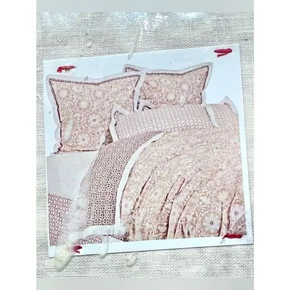 Anthropologie Carmenes 100% Cotton Queen Duvet Cover NIB