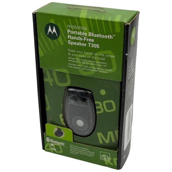 Motorola Portable Bluetooth Hands Free Speaker T305 Car‎ Charger
