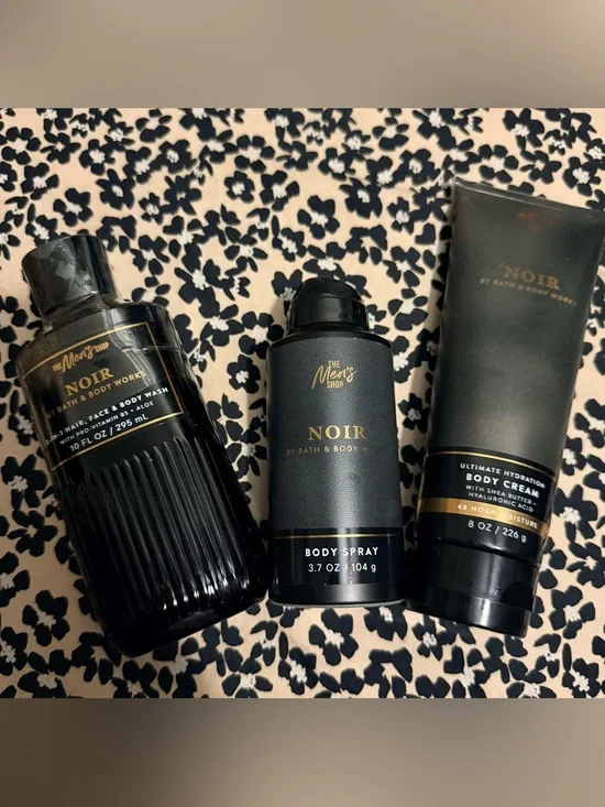 Bath & Body Works Men’s NOIR fragrance set