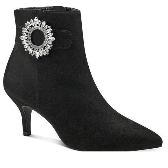 Charter Club Crafta Elegant Evening Booties Women's Shoes Size‎ 7.5 Black New