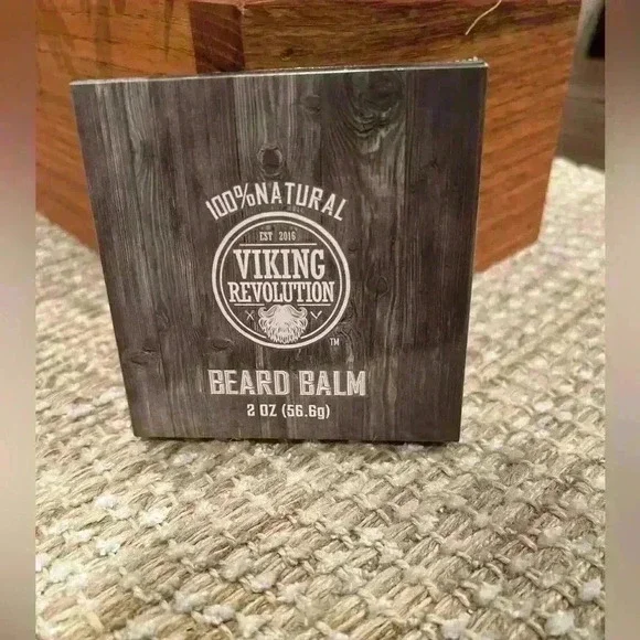 Viking Revolution Beard Balm 2 oz, 100% natural, brand new in package