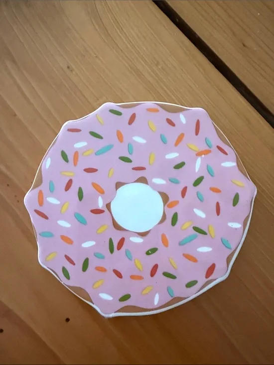 Pink Donut Party Plate - Coton Colors- Happy Everything