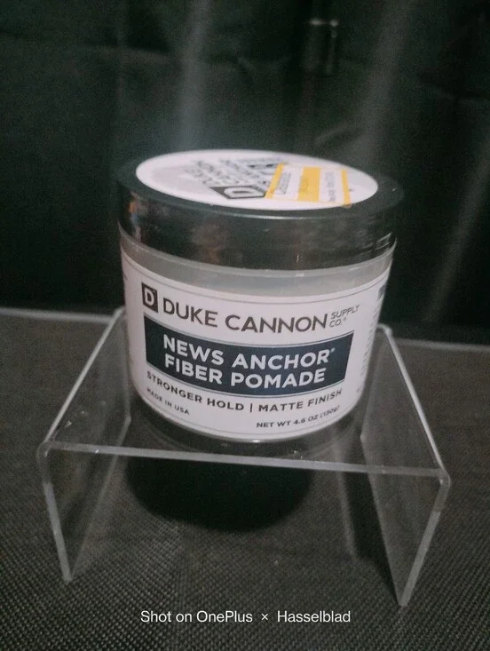 Duke Cannon News Anchor Fiber Pomade - White/Cream