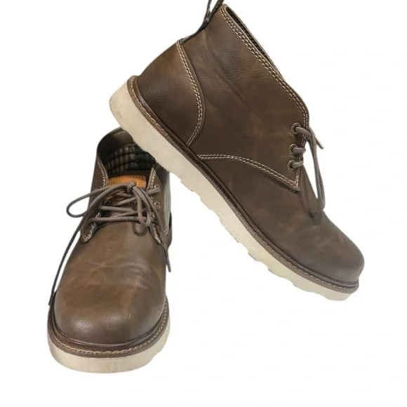 Buffalo David Britton Men's Brown Ankle Boots Size 10.5M