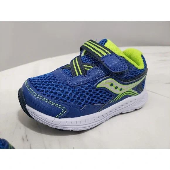 NEW - SIZE 5‎ BABY TODDLER Saucony Ride Sneaker Walking Shoes Blue