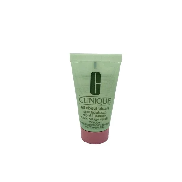 Clinique All About Clean‎ Liquid Facial Soap Oily Skin Formula 1 oz / 30 ml x 4