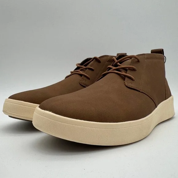 IZOD Palmer Brown Chukka Boots Men's Size 10 Memory Foam Casual Shoes
