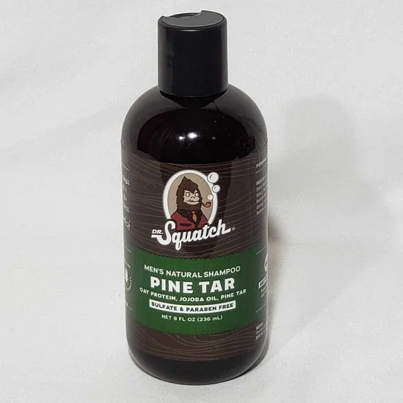 Dr. Squatch Pine Tar Men's Natural Shampoo 8 fl oz
