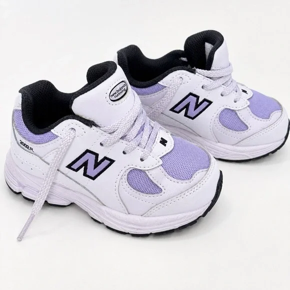 New Balance 2002R Taro Lilac Toddler Girls Sneakers Size 8 Athletic Shoes