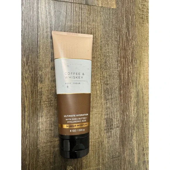 Bath & Body Works Coffee & Whiskey Ultimate Hydration Body Cream 8oz 226g