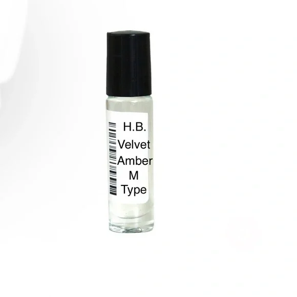 H.B. Velvet Amber (M) Type 1/3 Oz Glass Rollerball