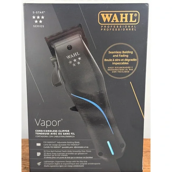 Wahl Professional Vapor Cord/Cordless Clipper 5-Star Series F32 Fade-out Blade