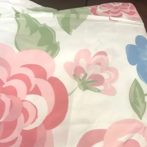 NEW Pottery Barn Kids Floral reversible, 100% cotton, twin duvet cover